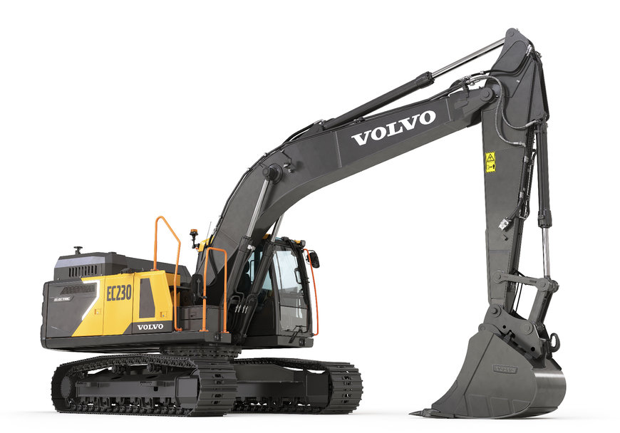 Volvo CE will launch the largest electric excavator in Japan